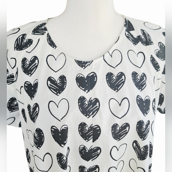 Anthropologie Porridge Heart Patterned Dress - Picture 6 of 11